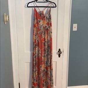 Free People Through the Vine maxi dress size small